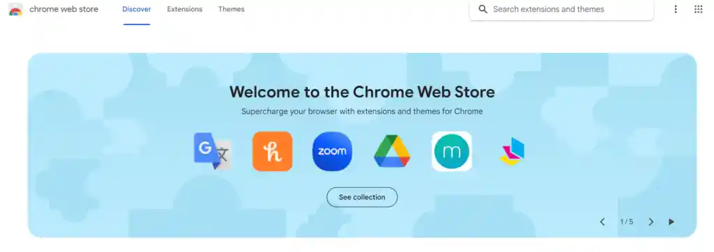 ChromeWebStore - Home Page