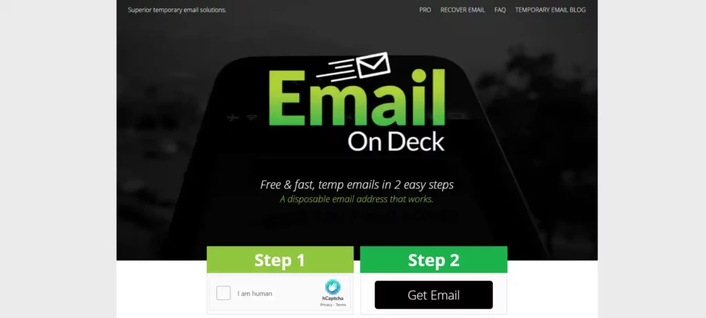 EmailOnDeck - Anonymous email sender